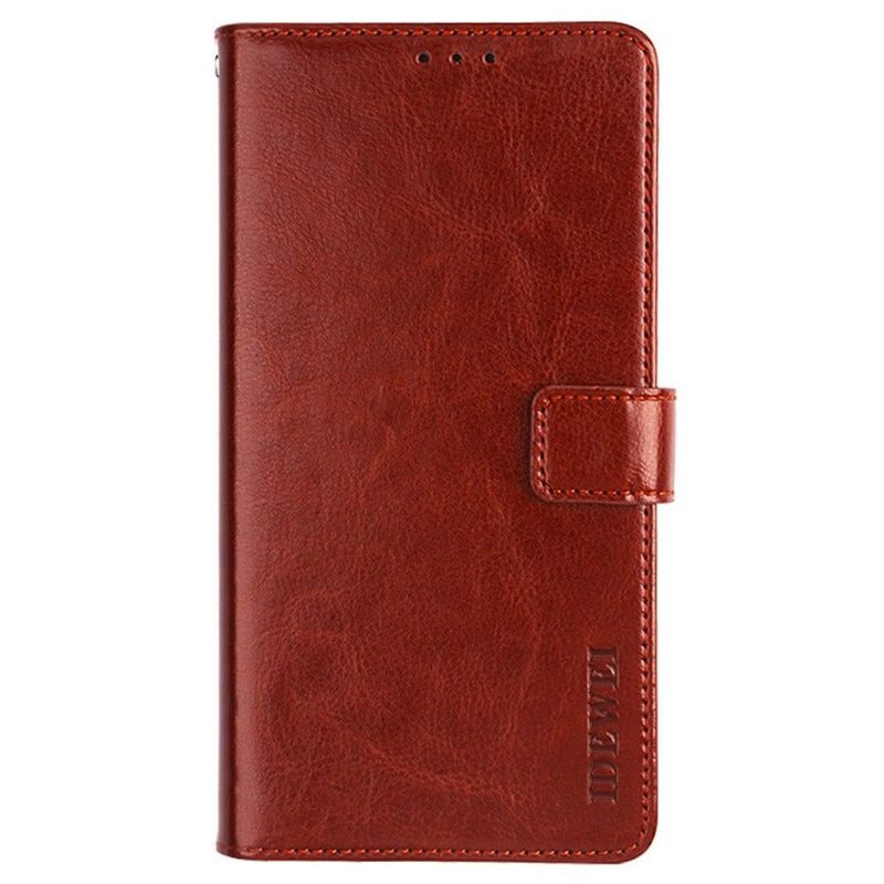 Κάλυμμα Nokia XR20 Θήκη Flip Idewei Folio Leather Effect