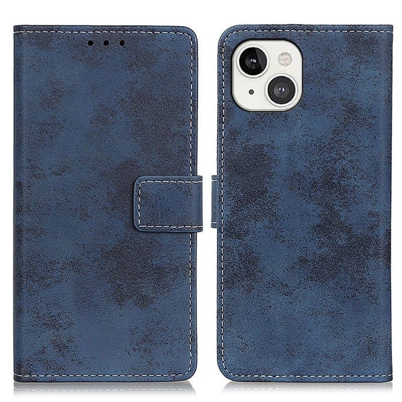 Κάλυμμα iPhone 13 Cyrius Faux Leather Vintage