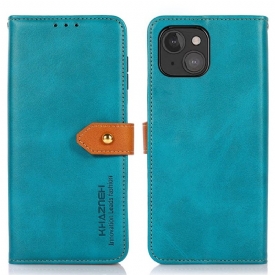 Κάλυμμα iPhone 13 Khazneh Bicolor Faux Leather