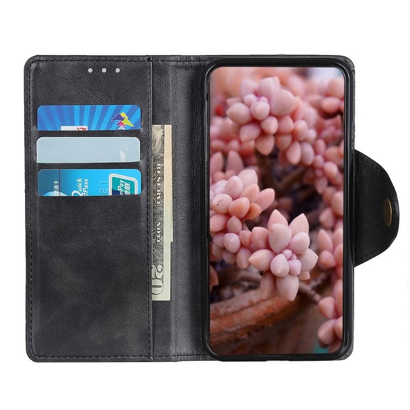 Θήκη Flip iPhone 13 Full Protect Matte Faux Leather