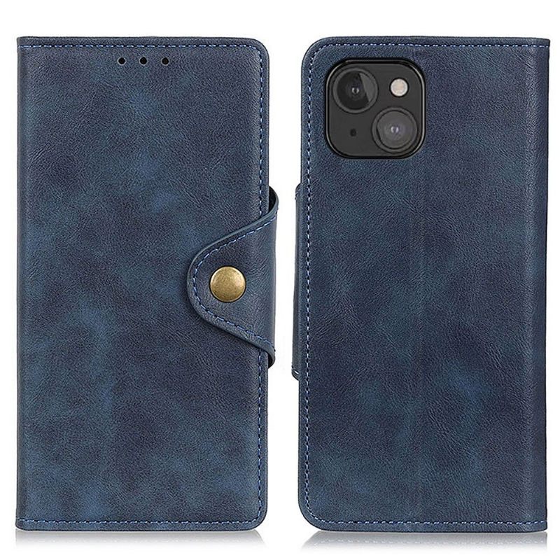 Θήκη Flip iPhone 13 Full Protect Matte Faux Leather