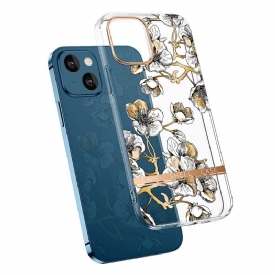 Θήκη iPhone 13 Διάφανη Flower Gardenia