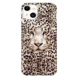 Θήκη iPhone 13 Fluorescent Snow Leopard