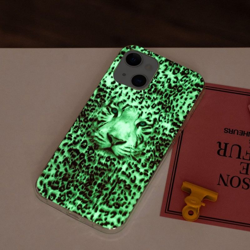 Θήκη iPhone 13 Fluorescent Snow Leopard