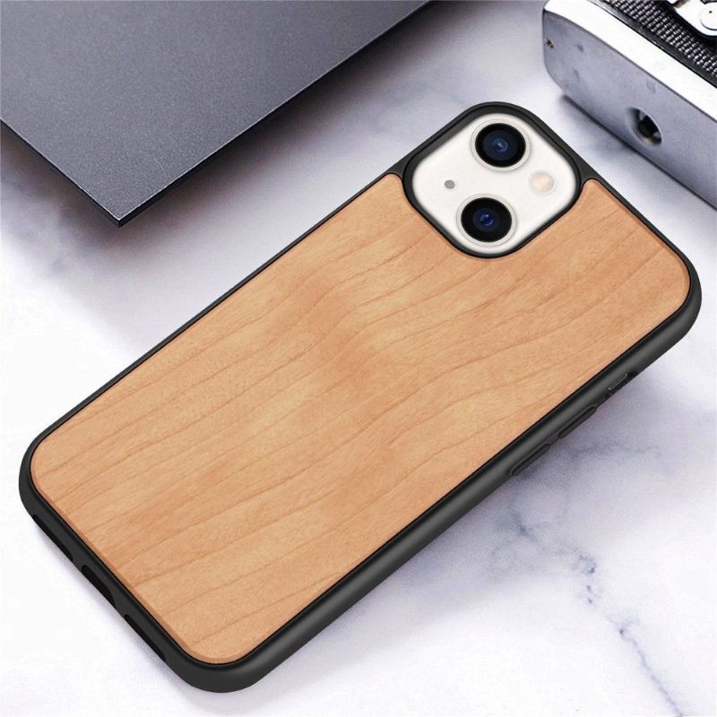 Θήκη iPhone 13 Premium Wood - Ανοιχτό Καφέ