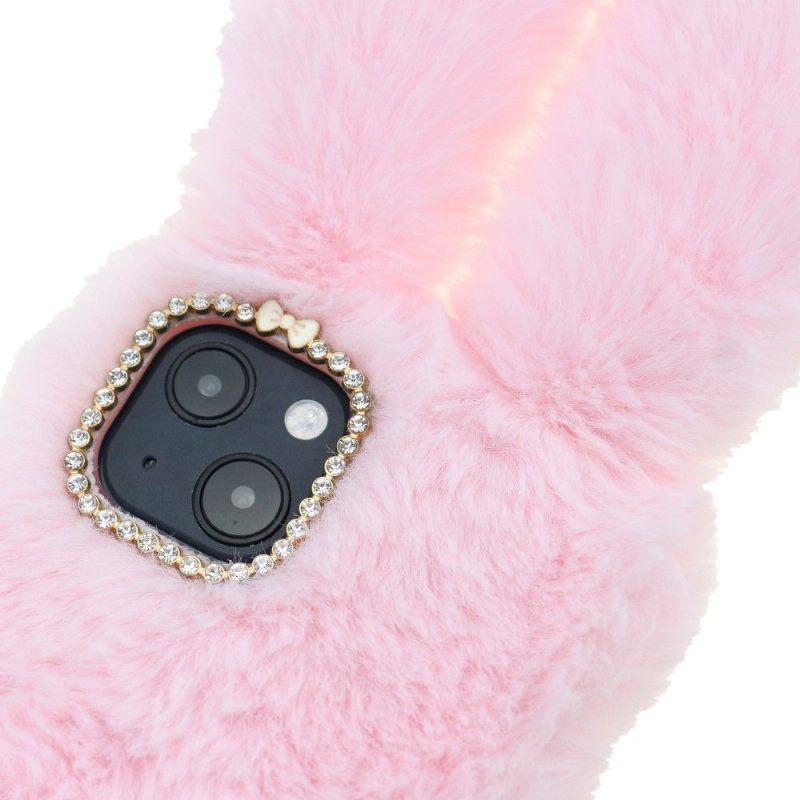 θηκη κινητου iPhone 13 Faux Fur Rabbit