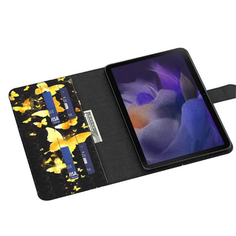 Κάλυμμα Samsung Galaxy Tab A8 (2021) Golden Butterflies