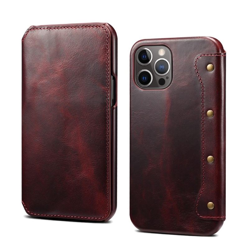 Κάλυμμα iPhone 13 Pro Max Vintage Leather