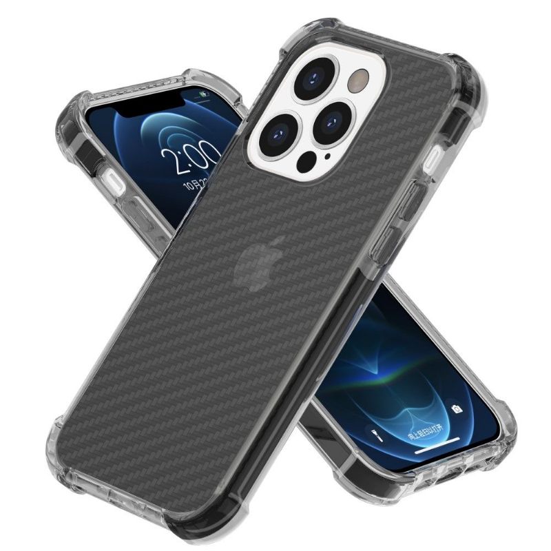 Θήκη iPhone 13 Pro Max Clear Carbon Fiber