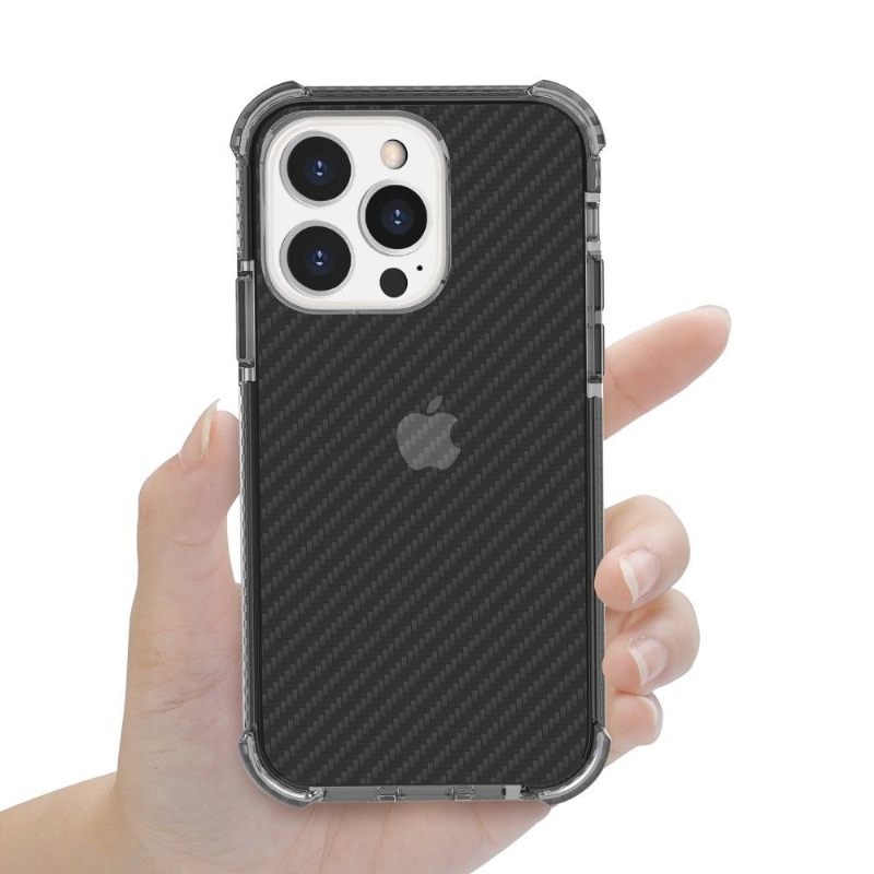 Θήκη iPhone 13 Pro Max Clear Carbon Fiber