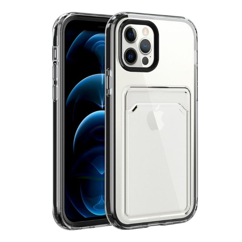 Θήκη iPhone 13 Pro Max Διαφανή Χρώματα Άκρων Θήκης Κάρτας