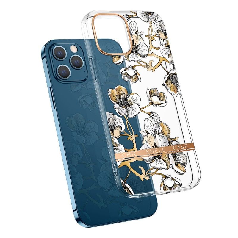 θηκη κινητου iPhone 13 Pro Max Διάφανη Flower Gardenia