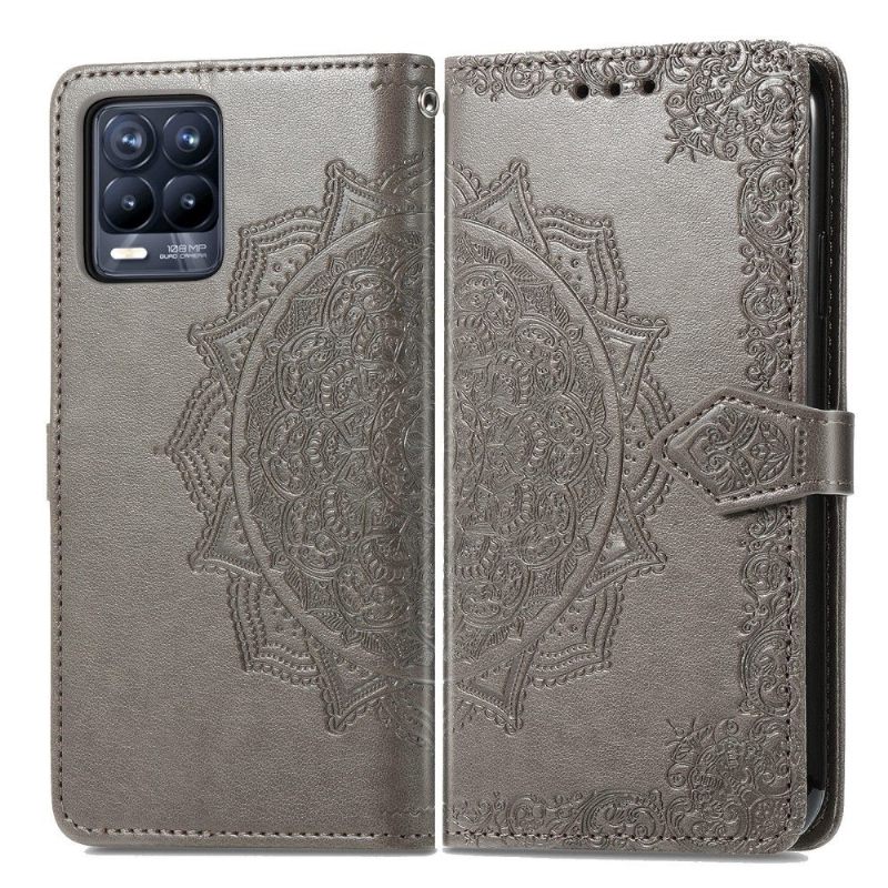 δερματινη θηκη Realme 8 / 8 Pro Mandala Relief Faux Leather