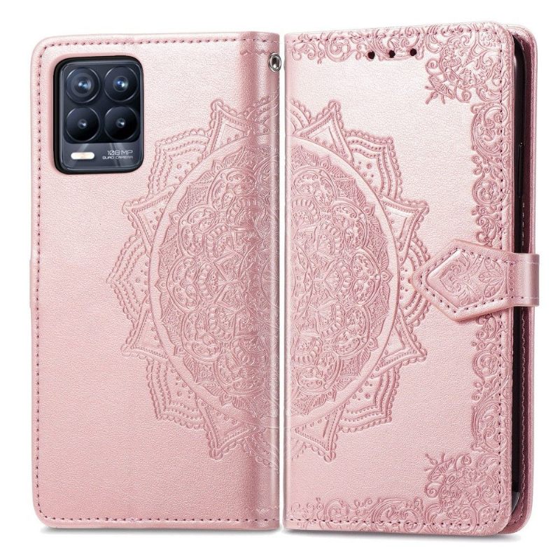 δερματινη θηκη Realme 8 / 8 Pro Mandala Relief Faux Leather