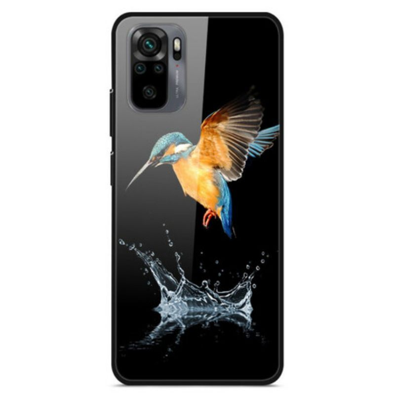 Θήκη Xiaomi Redmi Note 10 / 10S Crown Bird Tempered Glass