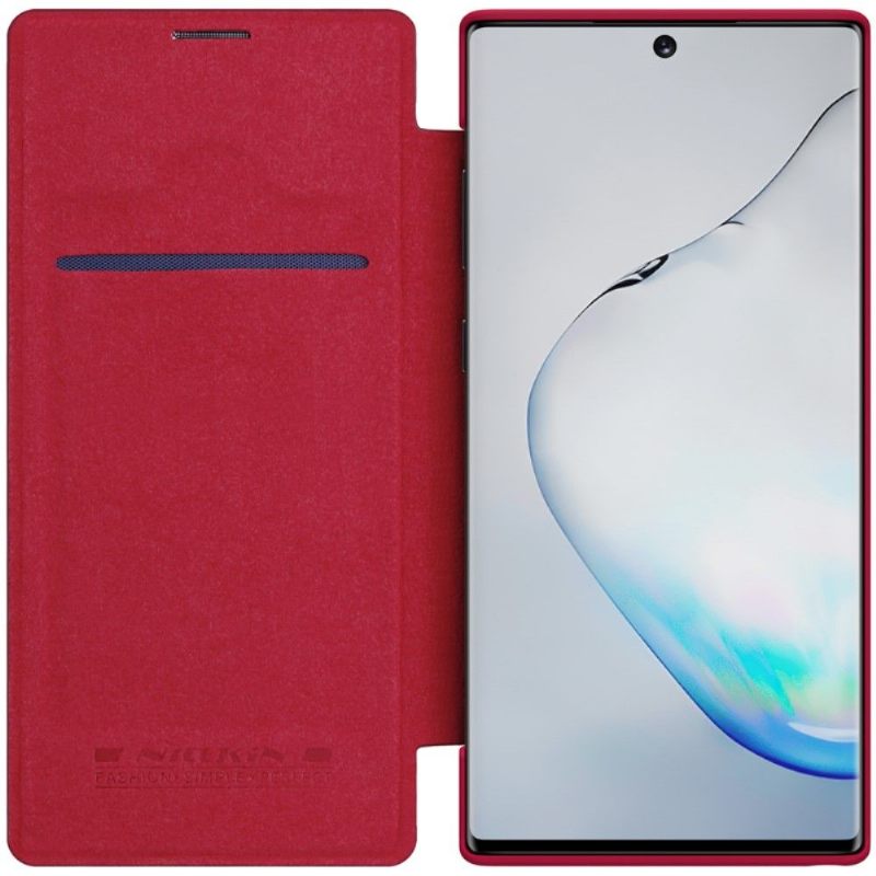 Θήκη Flip Samsung Galaxy Note 10 Nillkin Qin Faux Leather