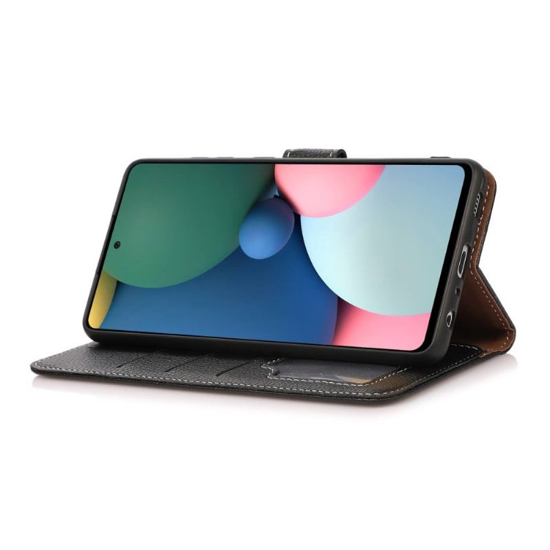 Κάλυμμα Oppo A74 5G / A54 5G Grained Faux Leather