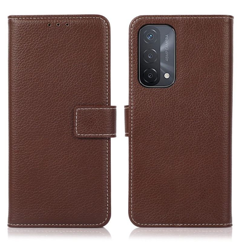 Κάλυμμα Oppo A74 5G / A54 5G Grained Faux Leather