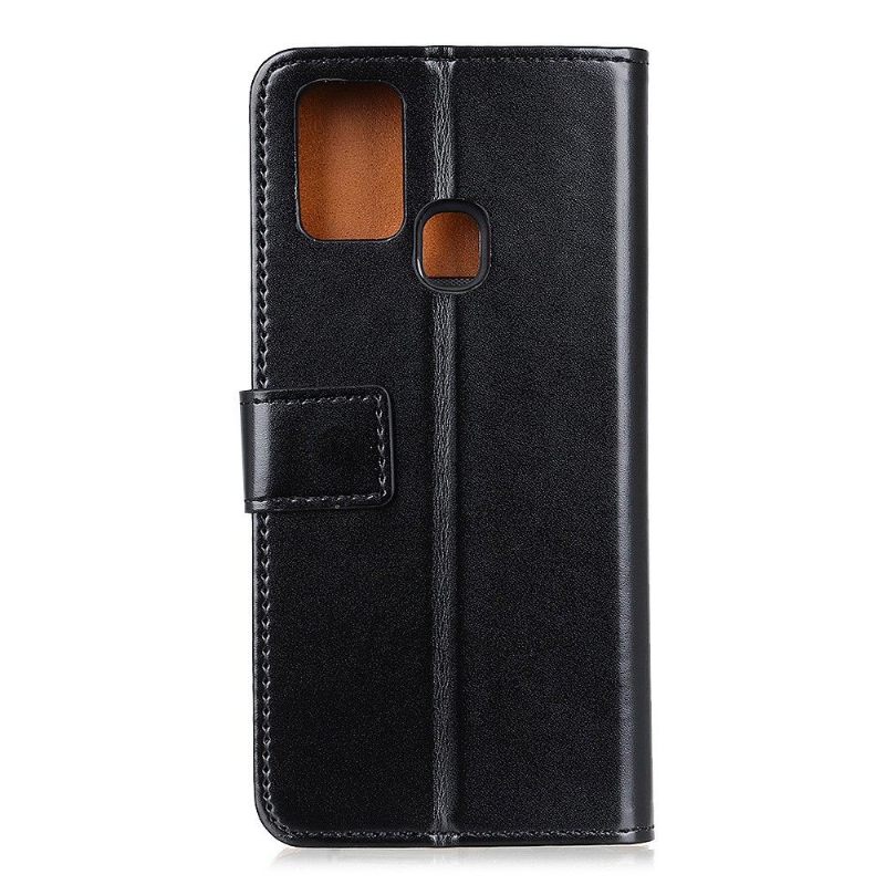 δερματινη θηκη Samsung Galaxy M31 Melody Card Holder - Μαύρο