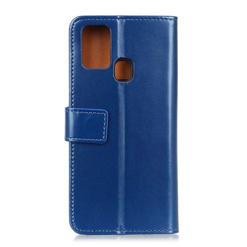 δερματινη θηκη Samsung Galaxy M31 Melody Card Holder - Navy Blue