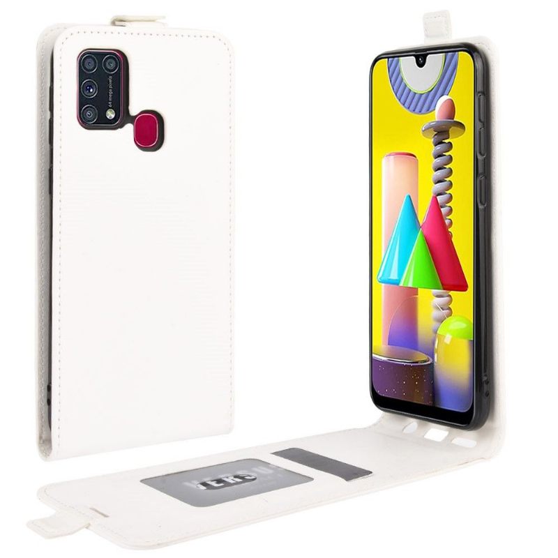 Κάλυμμα Samsung Galaxy M31 Θήκη Flip Faux Leather Vertical