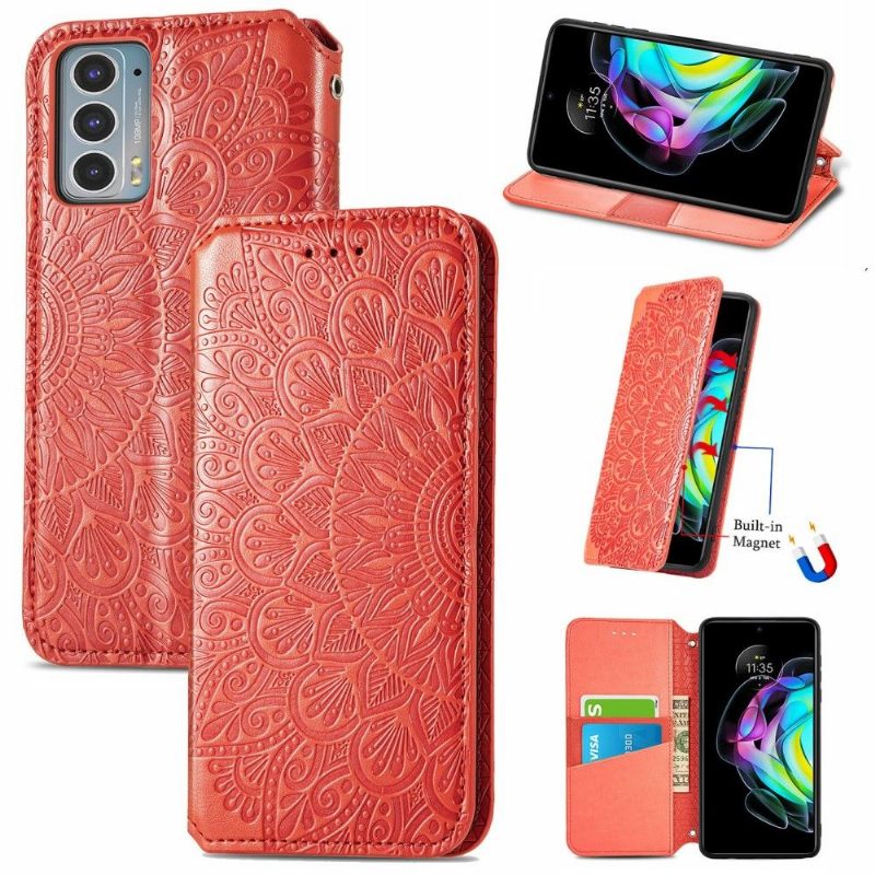 Κάλυμμα Motorola Edge 20 Θήκη Flip Flip Chic Mandala