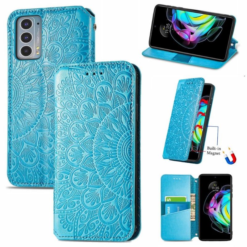 Κάλυμμα Motorola Edge 20 Θήκη Flip Flip Chic Mandala