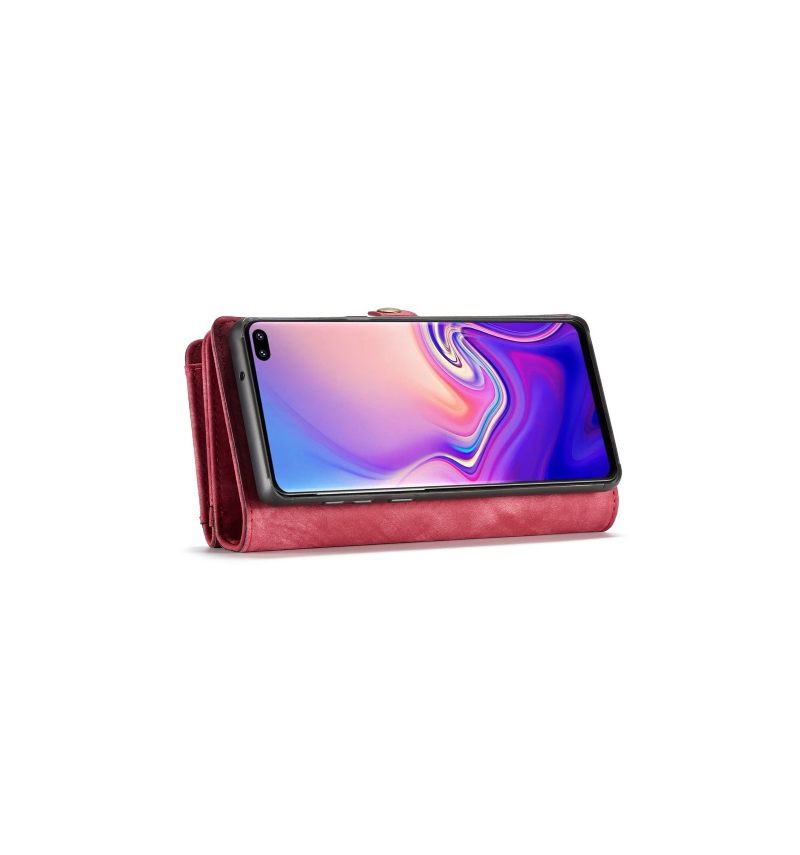 θηκη κινητου θηκη πορτοφολι Samsung Galaxy S10 Και Κόκκινη Θήκη