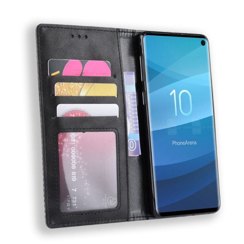 θηκη πορτοφολι Samsung Galaxy S10 Θήκη Flip Κάτοχος Κάρτας Le Cirénius