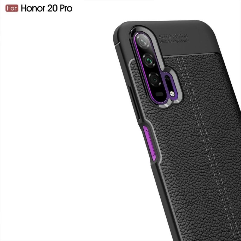 Θήκη Honor 20 Pro Ζελ Φινιρίσματος Από Ψεύτικο Δέρμα