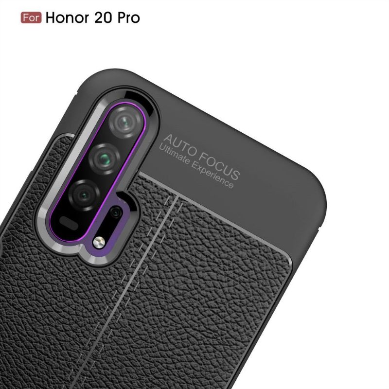 Θήκη Honor 20 Pro Ζελ Φινιρίσματος Από Ψεύτικο Δέρμα