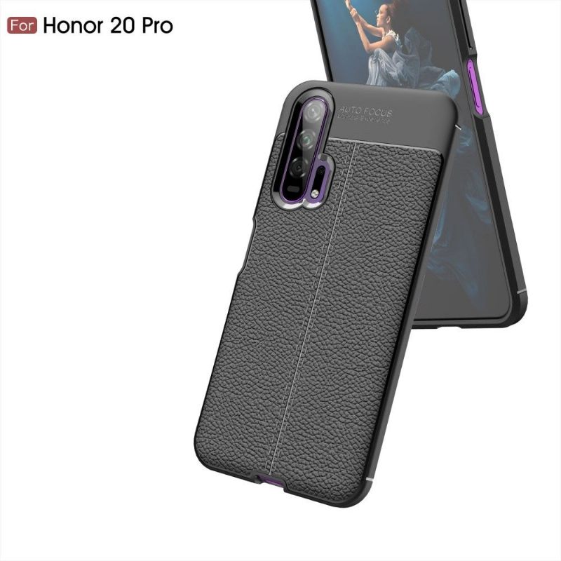 Θήκη Honor 20 Pro Ζελ Φινιρίσματος Από Ψεύτικο Δέρμα