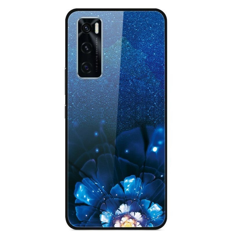 Θήκη Vivo Y70 Fancy Flowers Tempered Glass