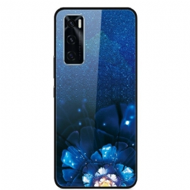 Θήκη Vivo Y70 Fancy Flowers Tempered Glass