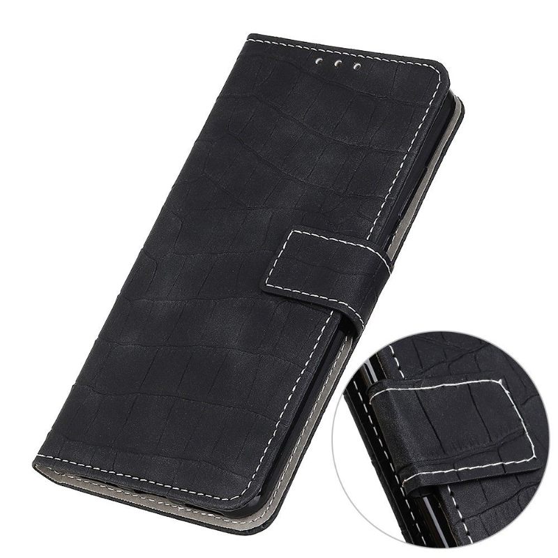 δερματινη θηκη Xiaomi Mi 11i / Poco F3 Imitation Leather Croc Look