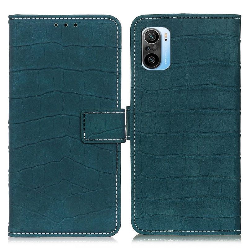 δερματινη θηκη Xiaomi Mi 11i / Poco F3 Imitation Leather Croc Look