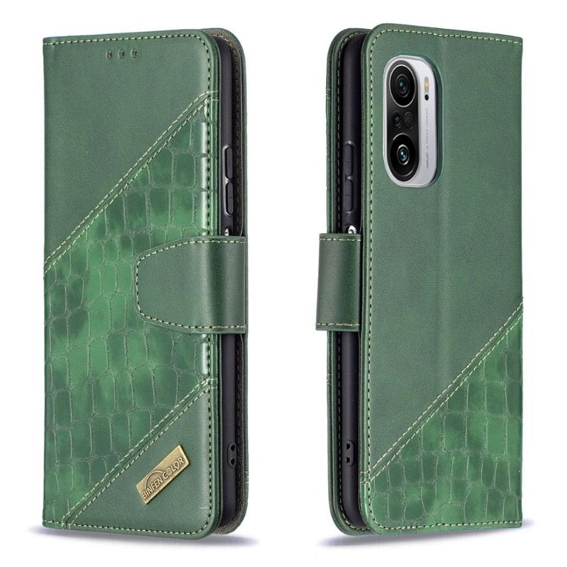 Κάλυμμα Xiaomi Mi 11i / Poco F3 Croc Aspect Leather Effect