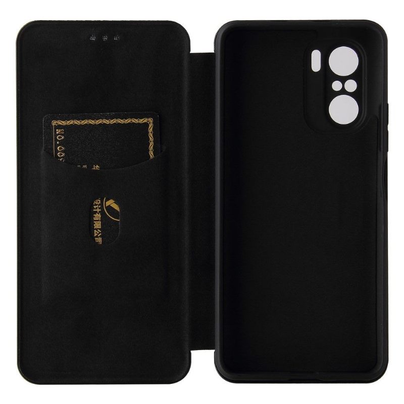 Κάλυμμα Xiaomi Mi 11i / Poco F3 Faux Δέρμα Σε Στυλ Ανθρακονημάτων