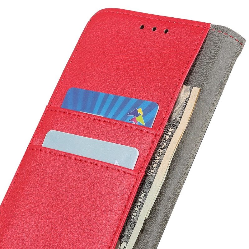 Κάλυμμα Xiaomi Mi 11i / Poco F3 Litchi Skin Effect Leather Style