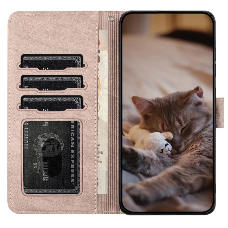 Δερματινη Θηκη Samsung Galaxy A15 5g Band Of Thong Cats Σιλικόνης