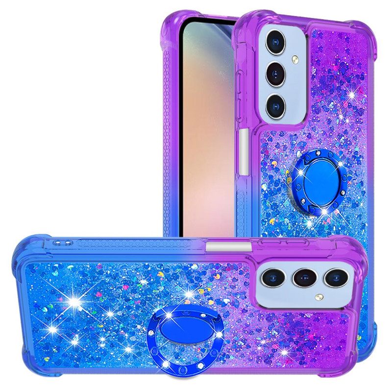 Κάλυμμα Samsung Galaxy A15 5g Glitter Gradient Support Ring