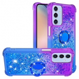 Κάλυμμα Samsung Galaxy A15 5g Glitter Gradient Support Ring