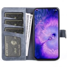 Κάλυμμα Oppo Find X5 Θήκη Flip Bicolor Folio Stand