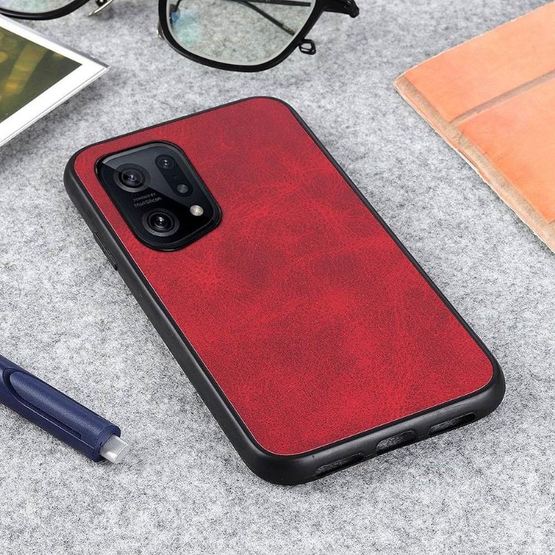 Θήκη Oppo Find X5 Jazz Faux Leather Vintage