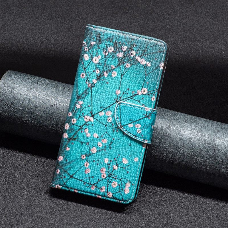 Δερματινη Θηκη Realme 12 Plus 5g Plum Blossoms