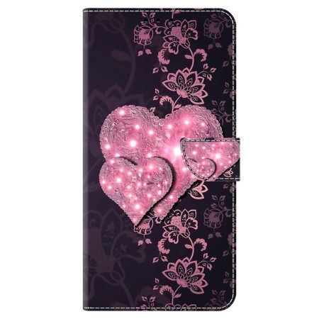 Δερματινη Θηκη Honor X9b / Magic 6 Lite Lace Hearts Σιλικόνης