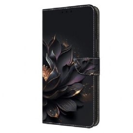 Δερματινη Θηκη Honor X9b / Magic 6 Lite Purple Lotus Σιλικόνης