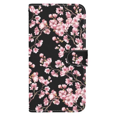 Θηκη Κινητου Honor X9b / Magic 6 Lite Θήκες Κινητών Plum Blossoms With Strap