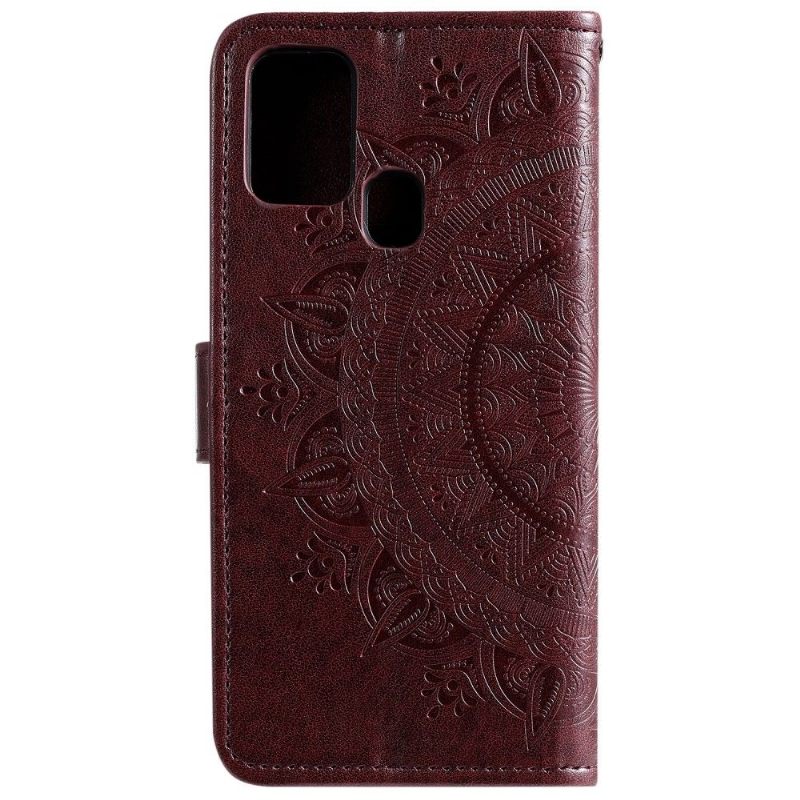 δερματινη θηκη Huawei P Smart 2020 Mandala Sun Relief