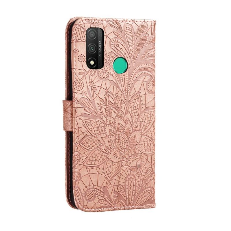 Κάλυμμα Huawei P Smart 2020 Chic Lace Flower - Rose Gold